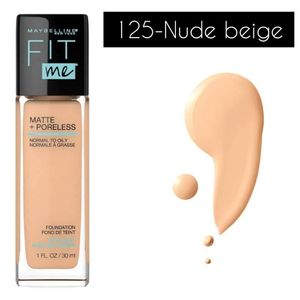 Maybelline Fit Me Matte+Poreless Foundation-125